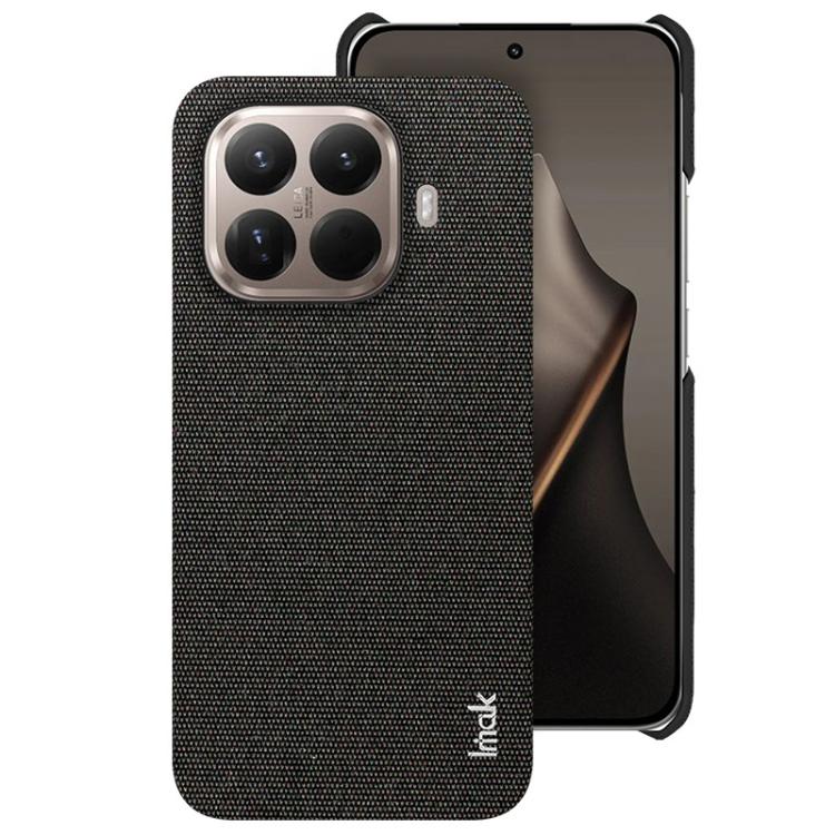 

For Xiaomi 15T Pro 5G imak Ruiyi Series Cloth Texture PU + PC Phone Case(Black)