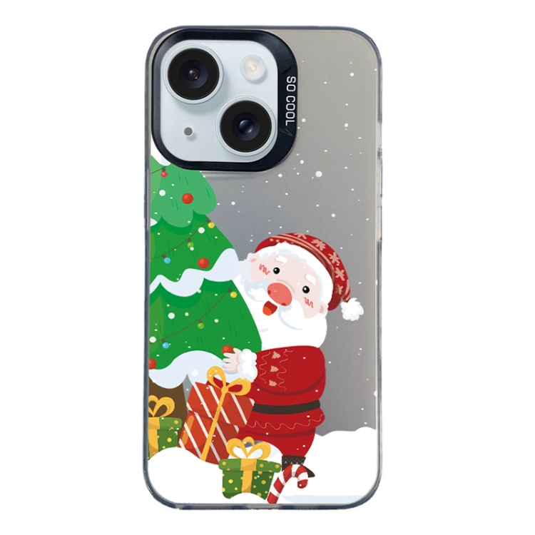 For iPhone 14 Christmas Series PC Full Coverage Pattern Phone