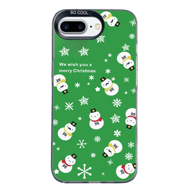 For iPhone Plus Plus Christmas Series PC Full Coverage