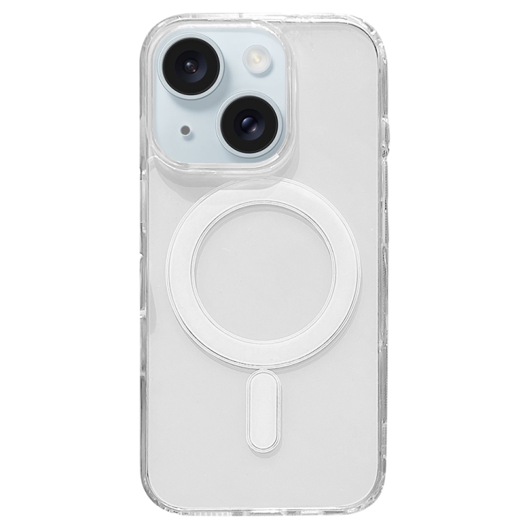 

For iPhone 15 Plus Clear Acrylic TPU MagSafe Phone Case, Pop-up Animation Version(Transparent)