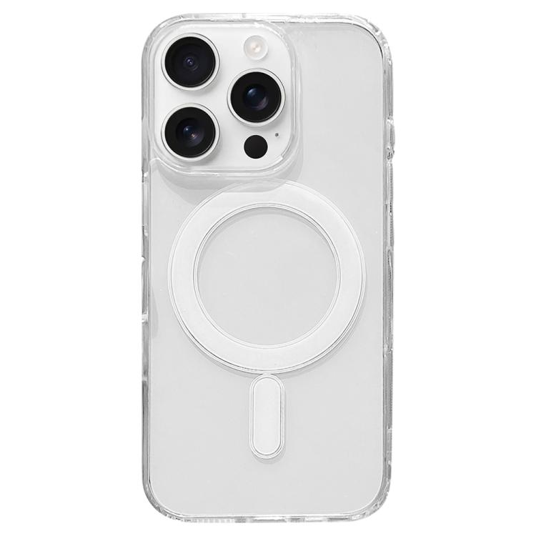 

For iPhone 16 Pro Max Clear Acrylic TPU MagSafe Phone Case, Pop-up Animation Version(Transparent)
