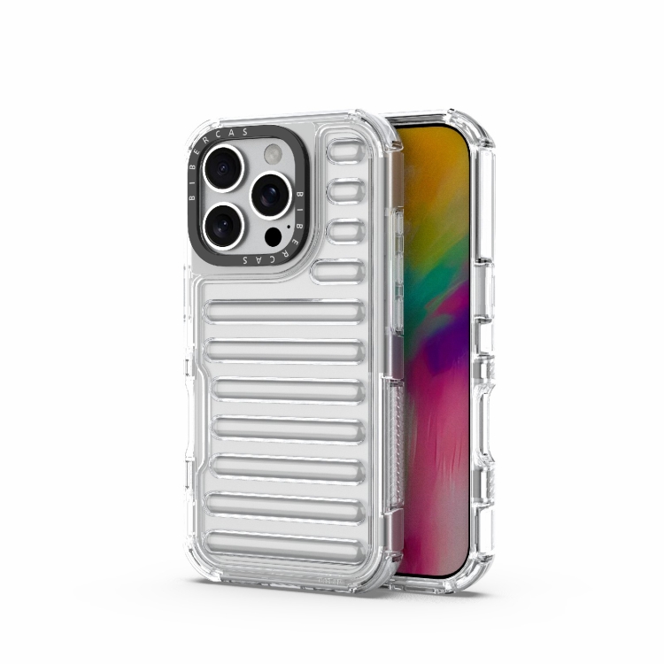 

For iPhone 16 Pro High Transparency TPU Hybrid PC Airbag Phone Case(Transparent)