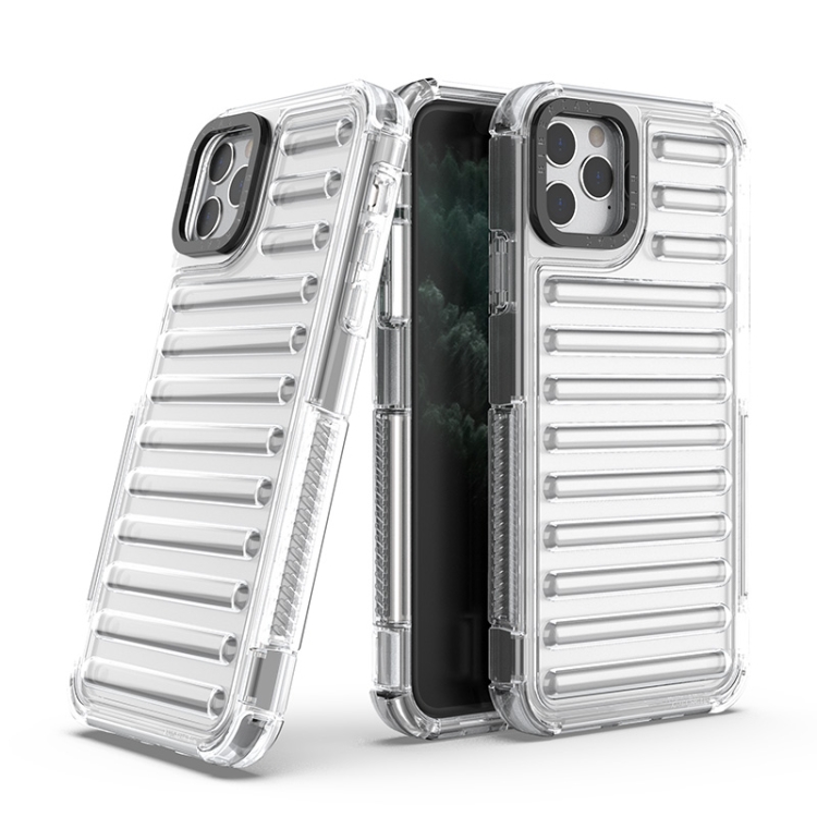 

For iPhone 11 Pro Max High Transparency TPU Hybrid PC Airbag Phone Case(Transparent)