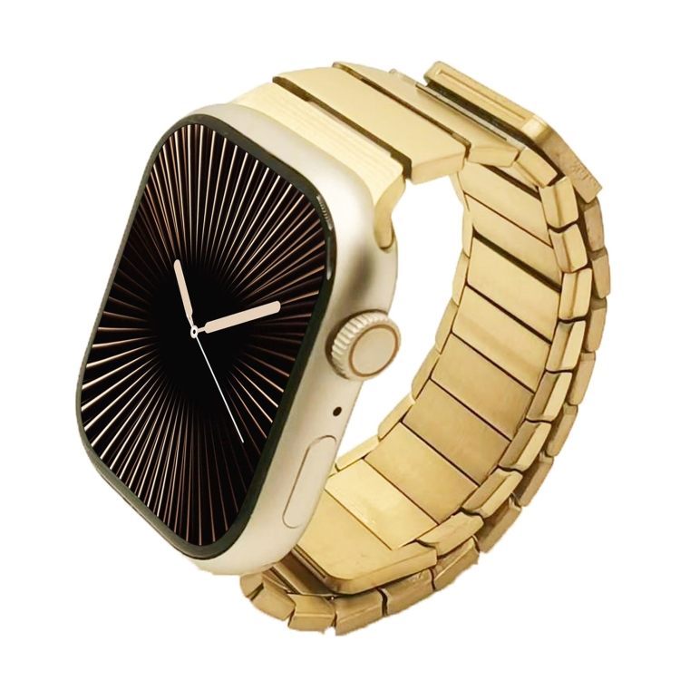 Apple Watch べたつか series7 42 mmステンレススチール ゴールド