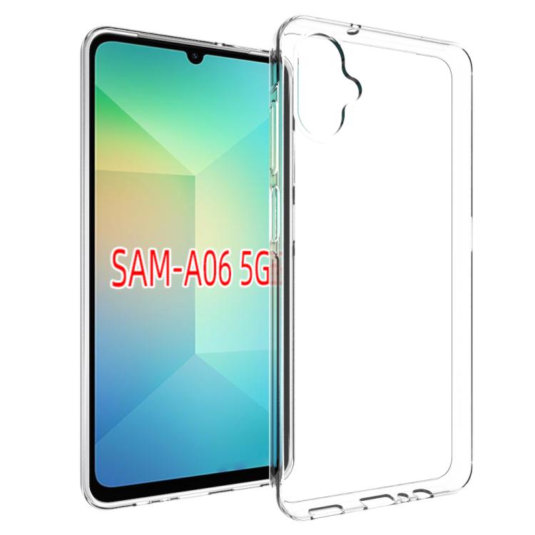 

For Samsung Galaxy A06 5G Waterproof Texture TPU Phone Case(Transparent)