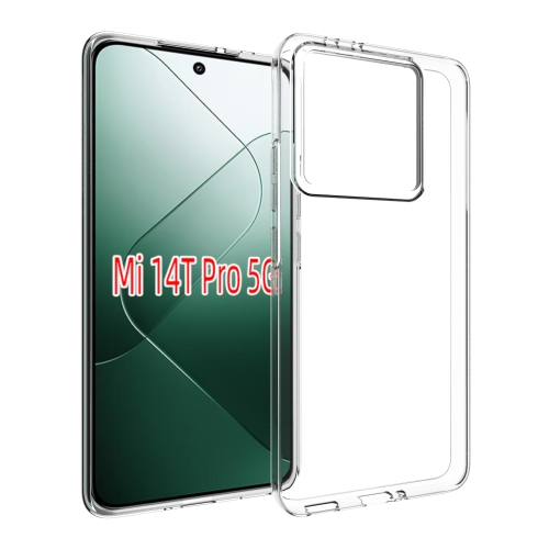 

For Xiaomi 14T Pro Waterproof Texture TPU Phone Case(Transparent)