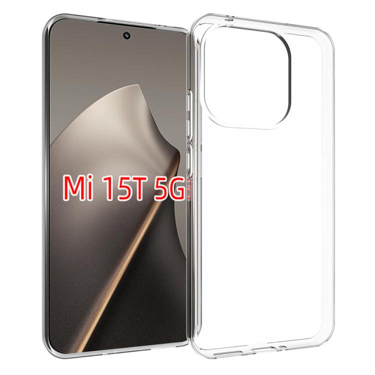 

For Xiaomi 15T Waterproof Texture TPU Phone Case(Transparent)