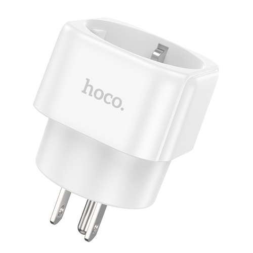 

hoco AC20 US Plug To EU Plug Power Adapter Travel Charger(White)