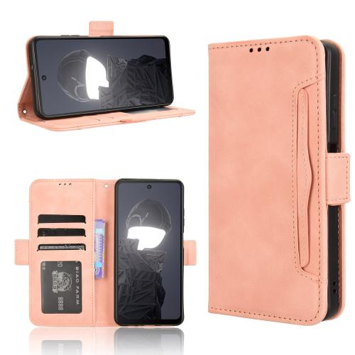 

For HMD Fusion 5G Skin Feel Calf Texture Card Slots Leather Phone Case(Pink)