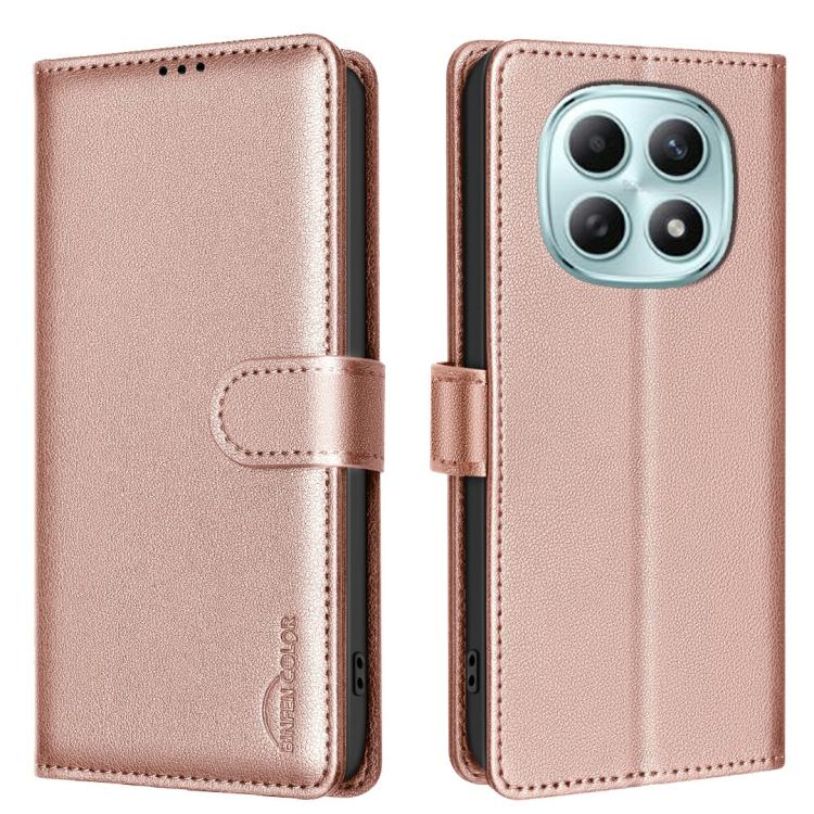 

For Redmi Note 15 Pro 4G Global 165.8mm Litchi Texture RFID Anti-theft Leather Phone Case(Gold)