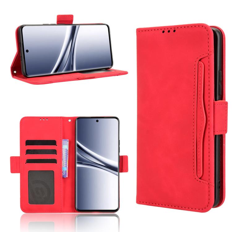 

For Redmi Note 15 5G / 4G 164mm / Poco M8 5G Skin Feel Calf Texture Card Slots Leather Phone Case(Red)