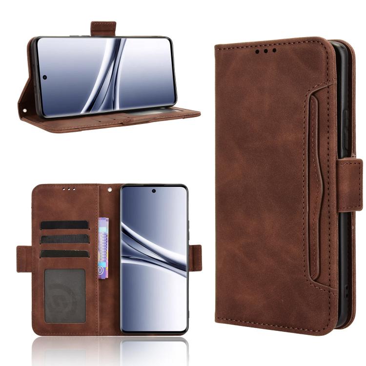 

For Redmi Note 15 5G / 4G 164mm / Poco M8 5G Skin Feel Calf Texture Card Slots Leather Phone Case(Brown)