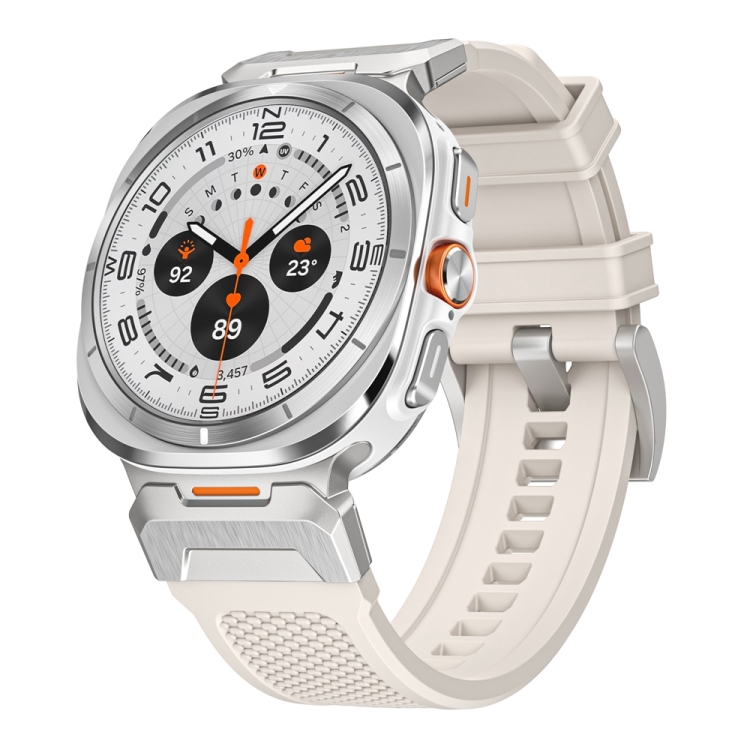 For Samsung Galaxy Watch Ultra 47mm Ultra 2025 Silver Steel