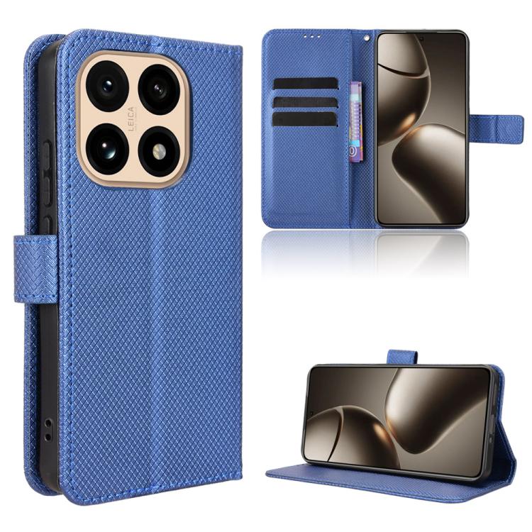 

For Xiaomi 15T 5G Diamond Texture Leather Phone Case(Blue)