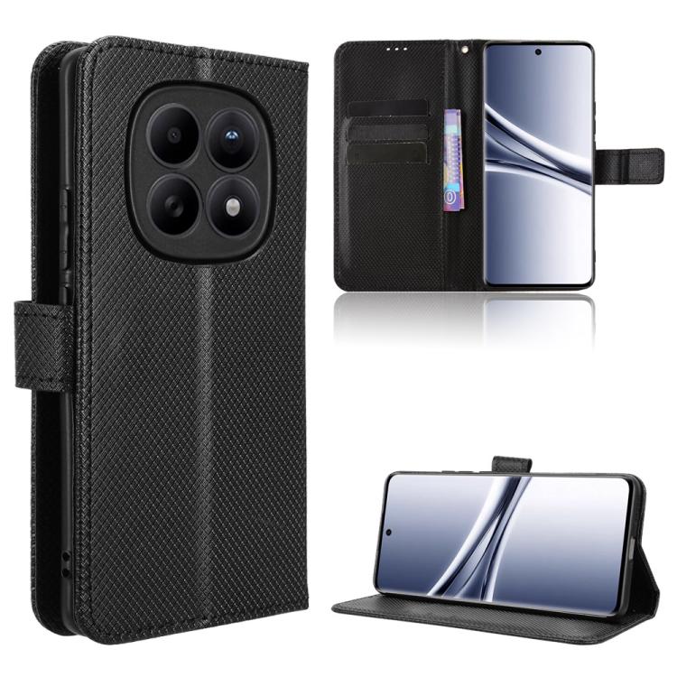 

For Redmi Note 15 5G / 4G 164mm / Poco M8 5G Diamond Texture Leather Phone Case(Black)