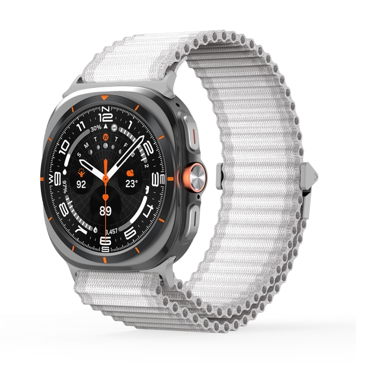 

For Samsung Galaxy Watch Ultra 47mm DUX DUCIS YC Series Ocean Nylon Watch Band(White)