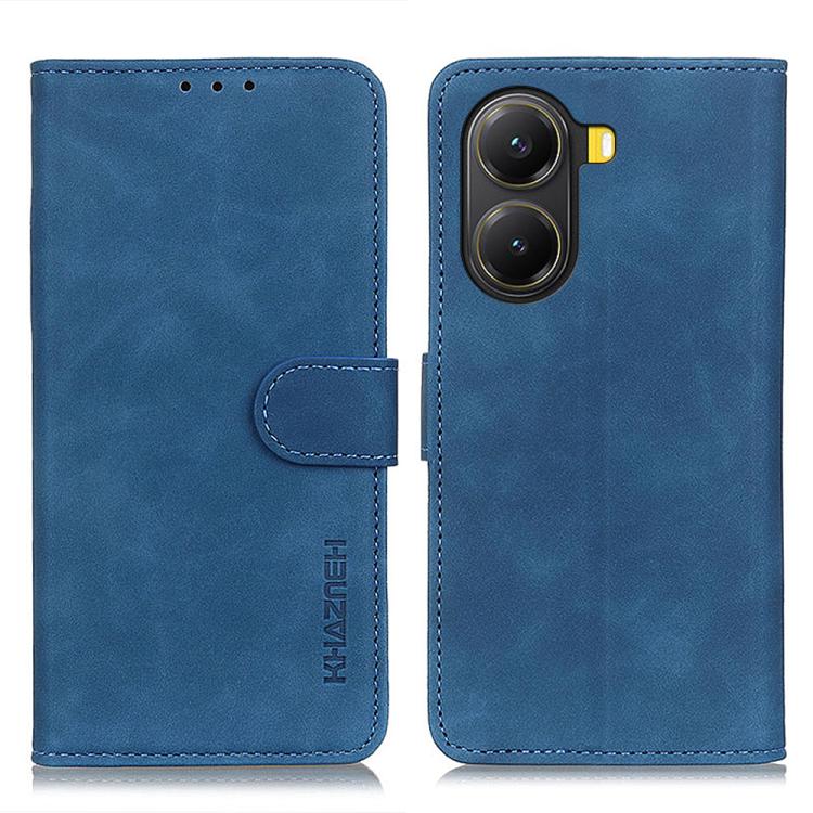 

For Redmi Turbo 4 KHAZNEH Retro Texture Flip Leather Phone Case(Blue)