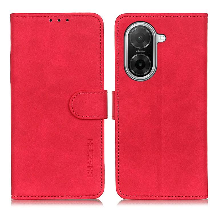 

For Redmi A5 4G 171.7mm / Poco C71 KHAZNEH Retro Texture Flip Leather Phone Case(Red)