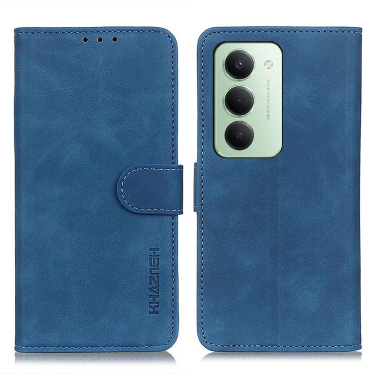

For Redmi 15 5G Global/15 4G SEA 169.5 KHAZNEH Retro Texture Flip Leather Phone Case(Blue)