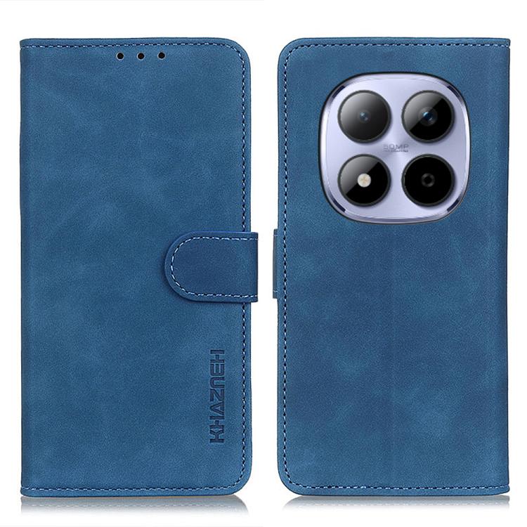 

For Redmi Note 15 Pro 4G Global 163.2 KHAZNEH Retro Texture Flip Leather Phone Case(Blue)