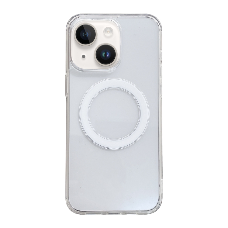 

For iPhone 14 Clear Acrylic TPU MagSafe Phone Case(Transparent)