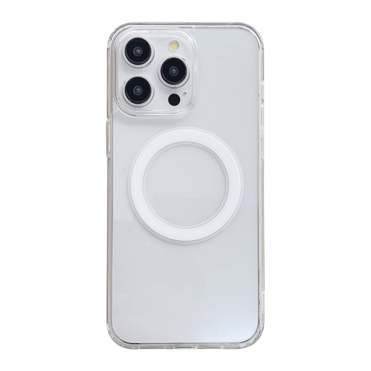 

For iPhone 13 Pro Max Clear Acrylic TPU MagSafe Phone Case(Transparent)