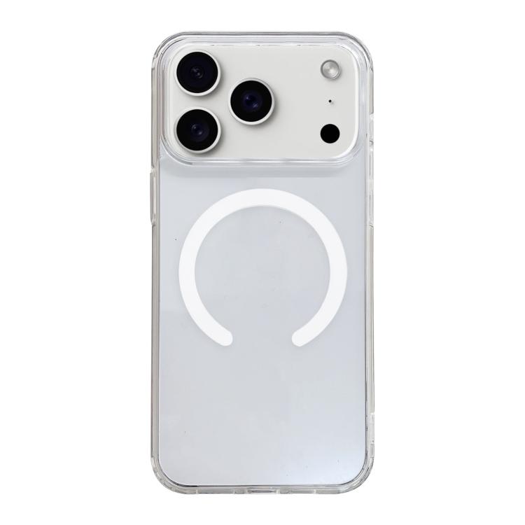 For iPhone 18 Pro Clear Acrylic TPU MagSafe Phone Case(Transparent)