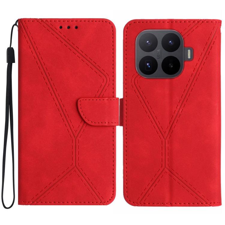 For Xiaomi 17T Pro 5G Stitching Embossed Leather Phone Case(Red) — купить у Sunsky-online WW