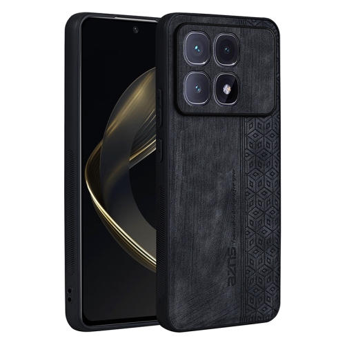 

For Redmi K70 Ultra AZNS 3D Embossed Skin Feel Phone Case(Black)