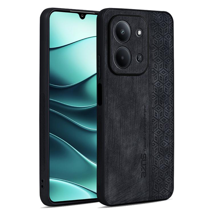 

For Redmi 15C 5G / 4G EU 173mm AZNS 3D Embossed Skin Feel Phone Case(Black)