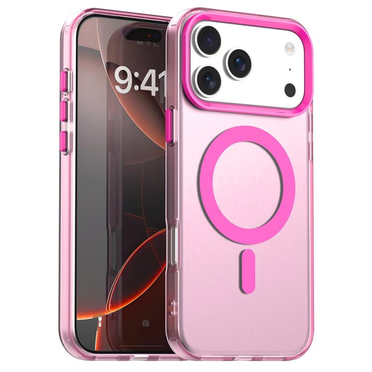 For iPhone 18 Pro Candy Magsafe PC Hybrid TPU Phone Case(Red)