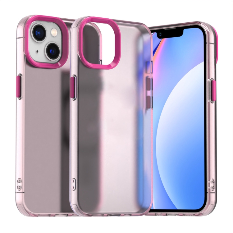 

For iPhone 14 Candy PC Hybrid TPU Shockproof Phone Case(Red)