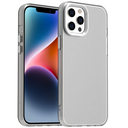 

For iPhone 12 Pro Max Candy PC Hybrid TPU Shockproof Phone Case(White)