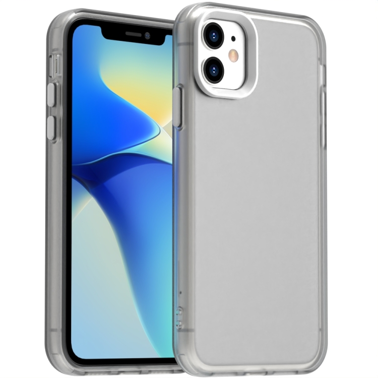 

For iPhone 12 Candy PC Hybrid TPU Shockproof Phone Case(White)