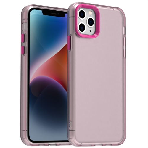 

For iPhone 11 Pro Max Candy PC Hybrid TPU Shockproof Phone Case(Red)