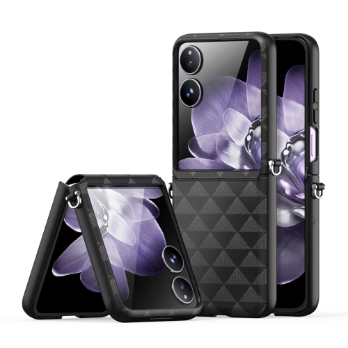 

For Xiaomi Mix Flip DUX DUCIS Fitt Series TPU + PU Texture Full Cover Phone Case(Black)