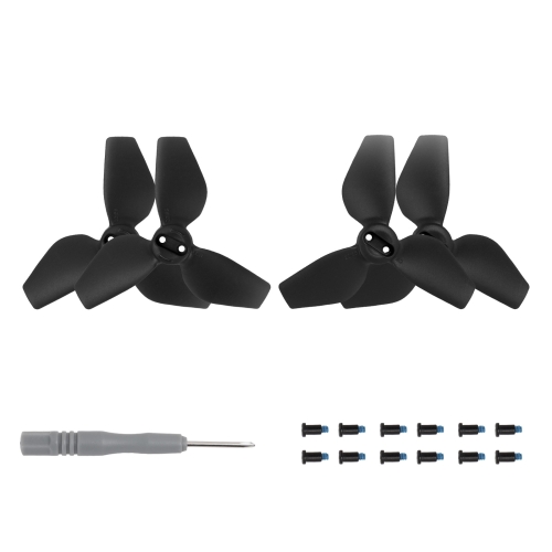 

For DJI Neo Sunnylife 2016S Drone Color 3-Blade Propeller, Quantity:2 pairs(Black)