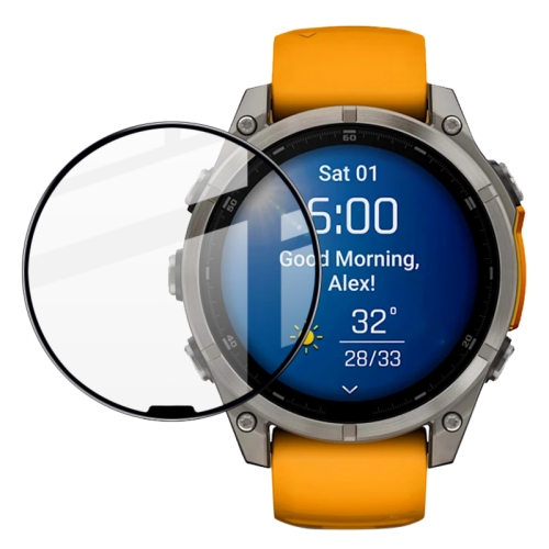 

For Garmin fenix 8 AMOLED 47mm imak Plexiglass HD Watch Protective Film