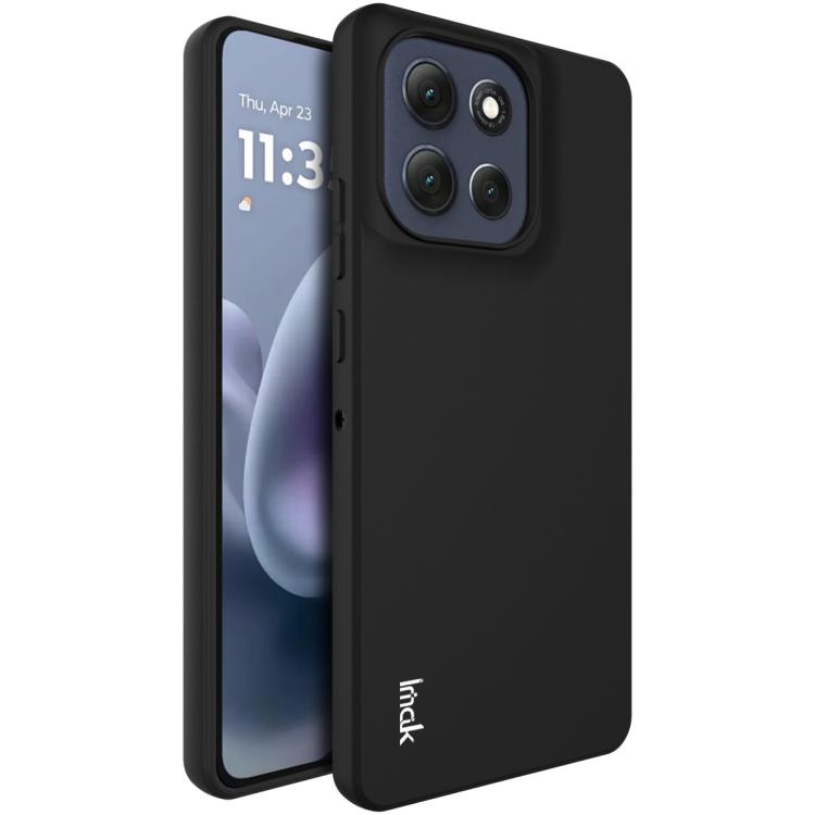 

For Motorola Moto G86 Power IMAK UC-3 Series Shockproof Frosted TPU Phone Case(Black)