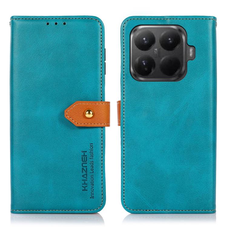 

For Xiaomi 15T Pro 5G KHAZNEH Cowhide Texture Flip Leather Phone Case(Blue)