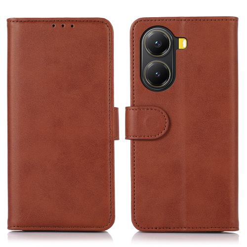 

For Xiaomi Poco X7 Pro Cow Texture Leather Phone Case(Brown)