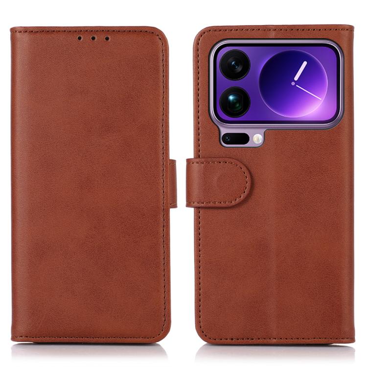 

For Xiaomi 17 Pro Max Cow Texture Leather Phone Case(Brown)