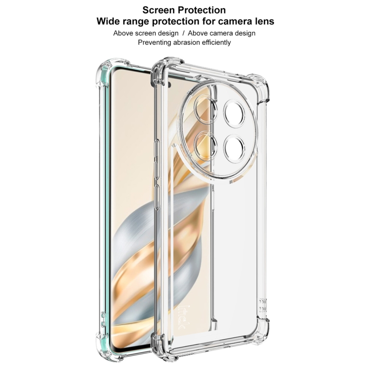 

For Honor X60 Pro IMAK UX-4 Series Four-corner Shockproof Phone Case(Transparent)