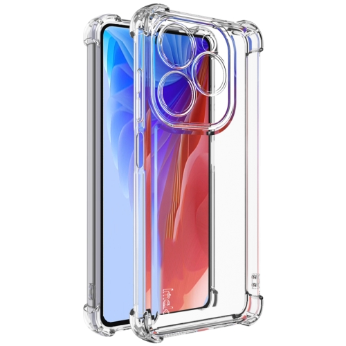 

For itel P55 4G IMAK UX-4 Series Four-corner Shockproof Phone Case(Transparent)