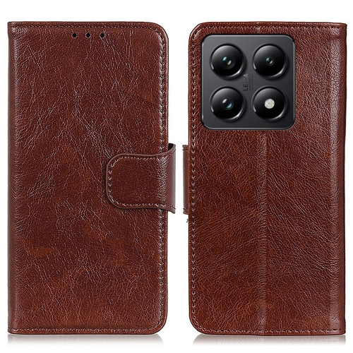 

For Xiaomi 14T Pro Nappa Texture Horizontal Flip Leather Phone Case(Brown)