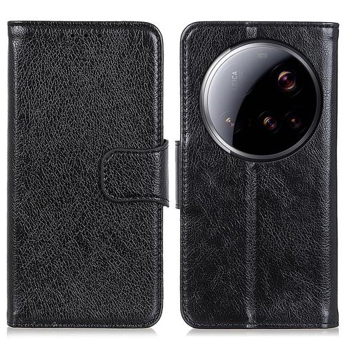 

For Xiaomi 15 Ultra Nappa Texture Horizontal Flip Leather Phone Case(Black)