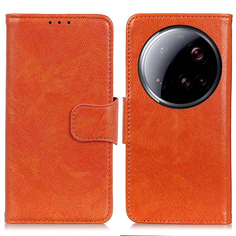 

For Xiaomi 15 Ultra Nappa Texture Horizontal Flip Leather Phone Case(Orange)
