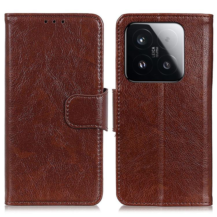 

For Xiaomi 15T 5G Nappa Texture Horizontal Flip Leather Phone Case(Brown)