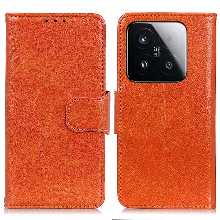 

For Xiaomi 15T 5G Nappa Texture Horizontal Flip Leather Phone Case(Orange)