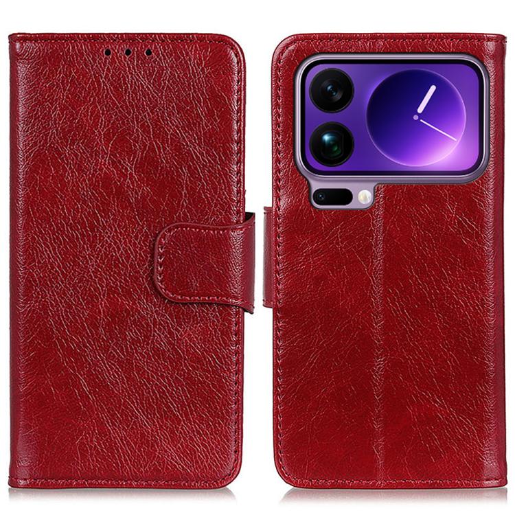 

For Xiaomi 17 Pro Nappa Texture Horizontal Flip Leather Phone Case(Red)